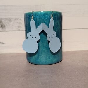 Blue Bunny Earrings